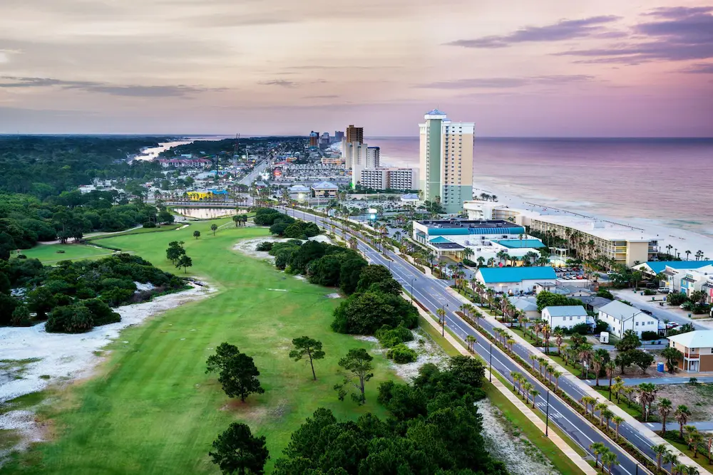 Inn Resort Panama City Beach location